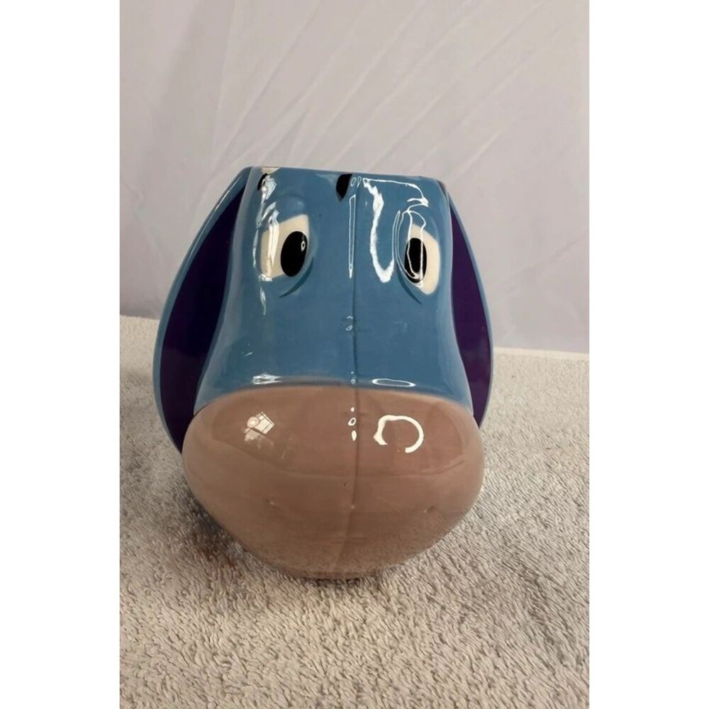 Disney Winnie the Pooh Eeyore 3D sculpted ceramic face mug